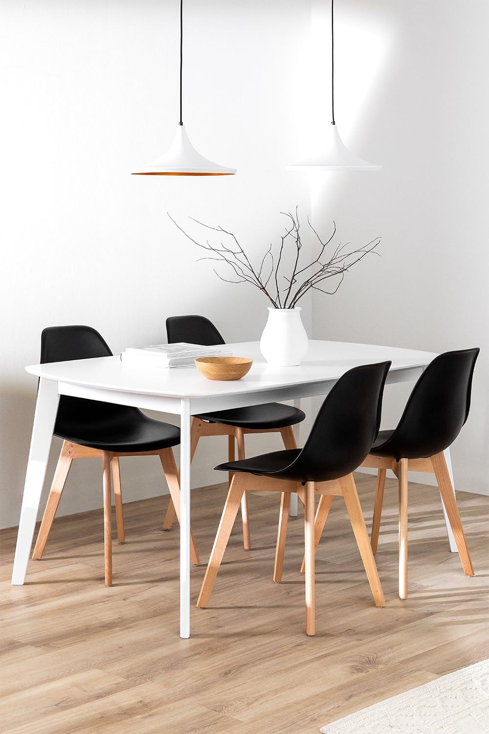 Sklum Elba Tavolo da Pranzo in Legno 150x90 cm