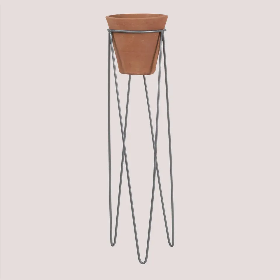 Sklum Dhin 60 cm vaso da terra ceramica treppiede