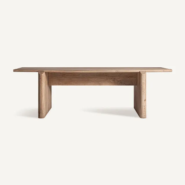 Bambua Jacquard tavolo pranzo mango marrone chiaro