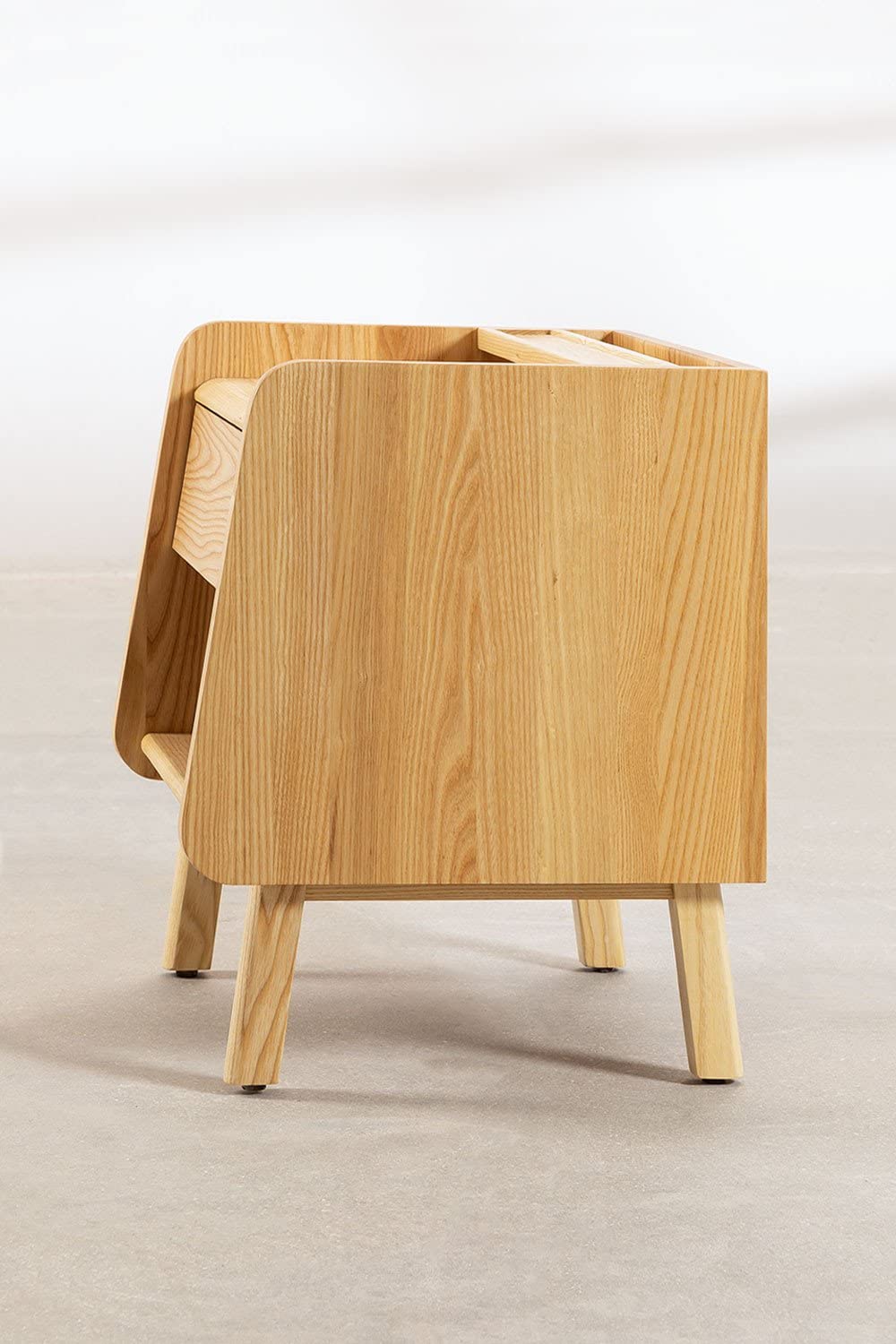 Sklum Amde comodino legno naturale 42 cm frassino