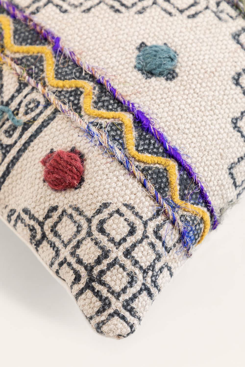 Sklum Artes cuscino cotone 50x50 cm con nappe