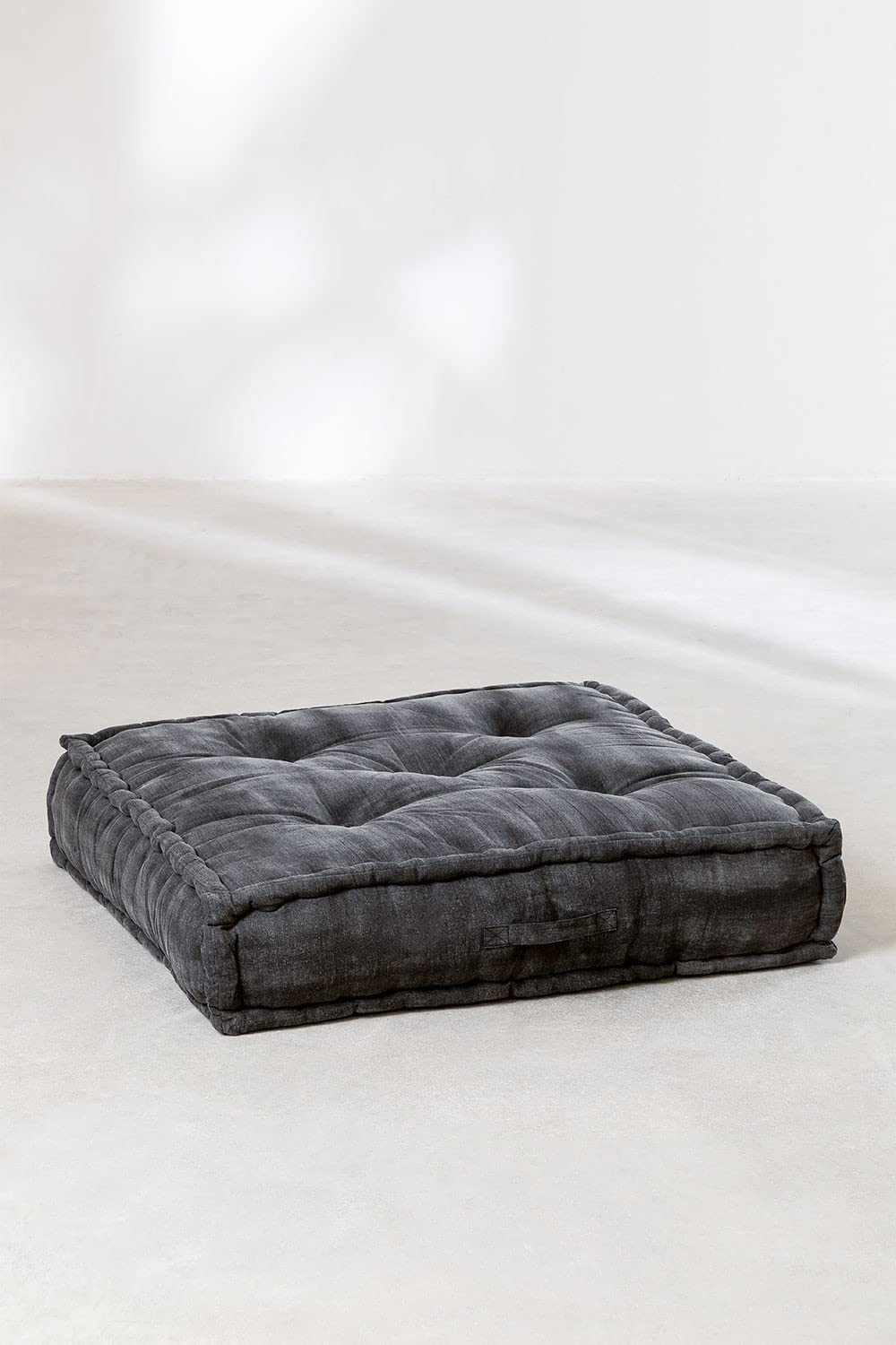 Sklum Dhel Cuscino Divano in Cotone Grigio Grafite