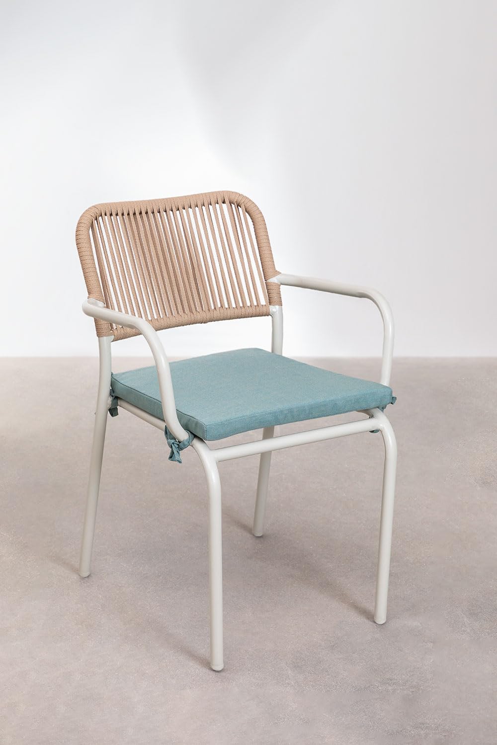 Sklum Arhiza set 4 sedie da giardino impilabili verde abete