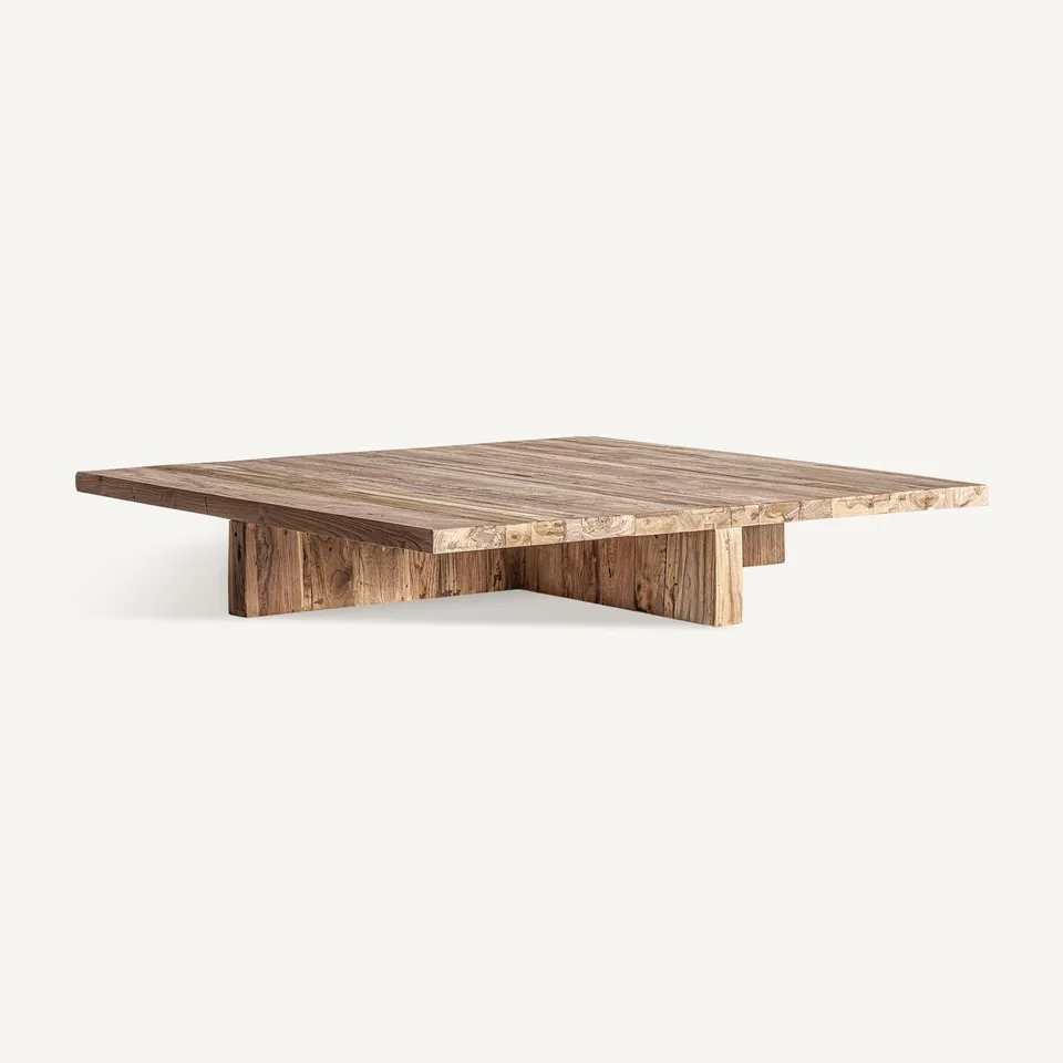 Bambua Pure tavolino legno ferroviario 26 cm