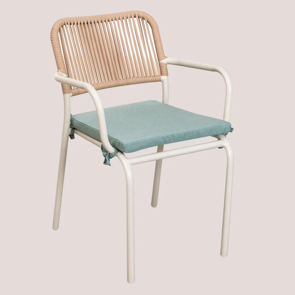Sklum Arhiza set 4 sedie da giardino impilabili verde abete