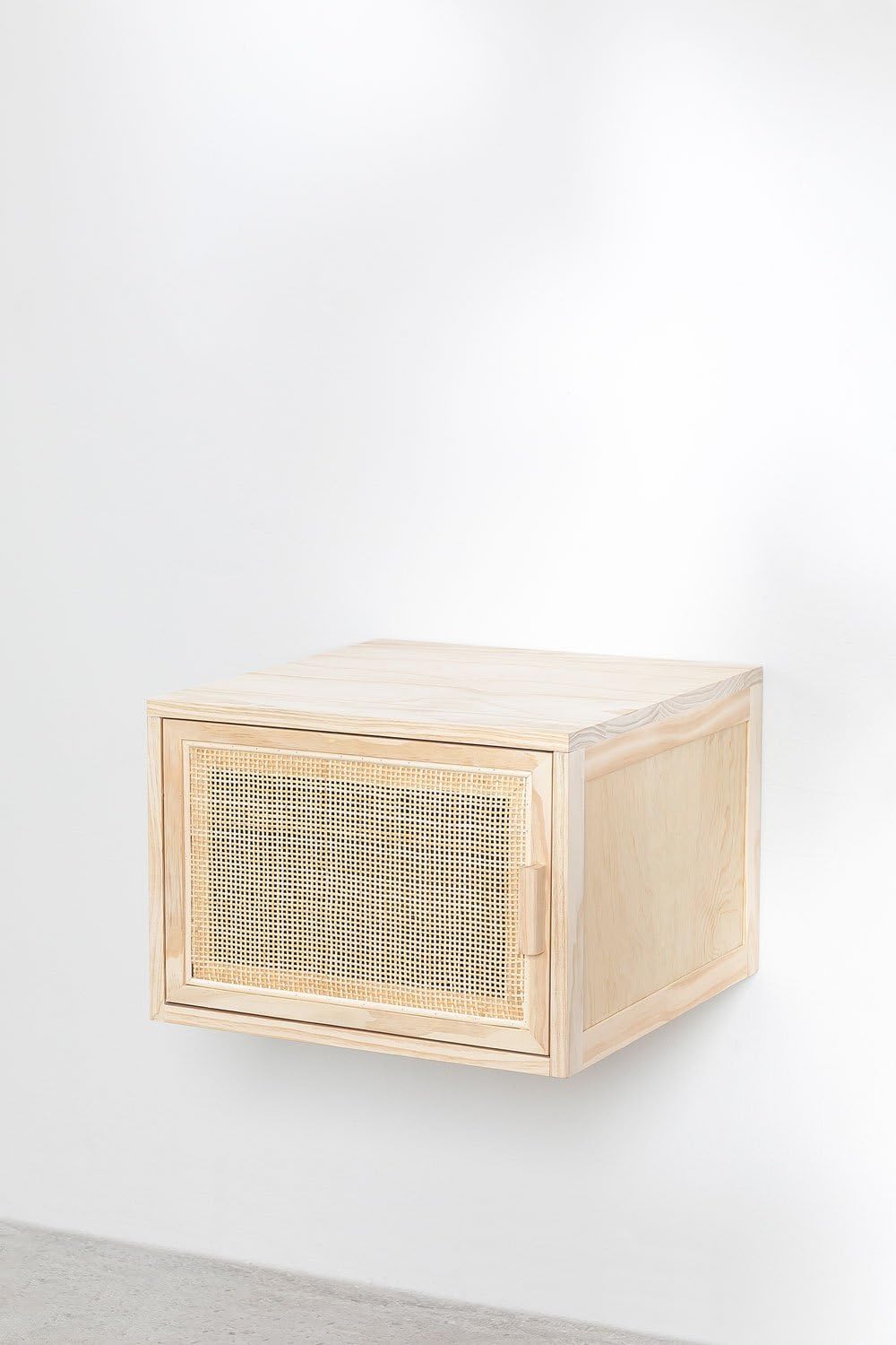Sklum Reyna comodino sospeso rattan marrone