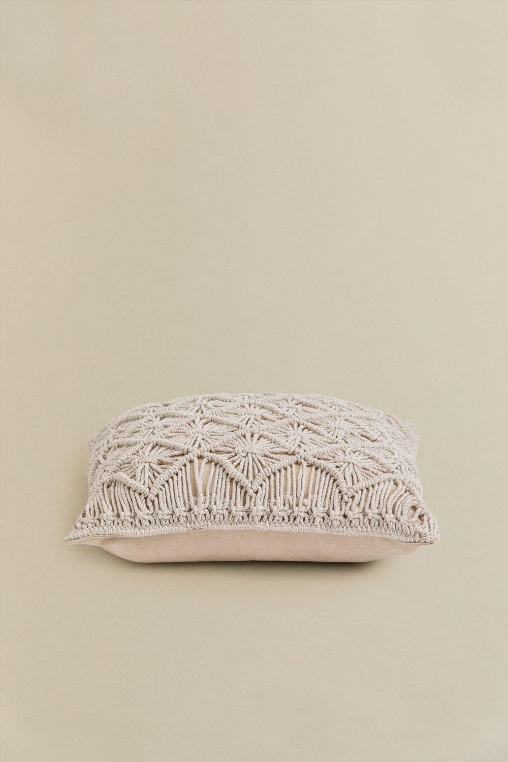 Sklum Senena cuscino quadrato macramè 45x45 cm boho