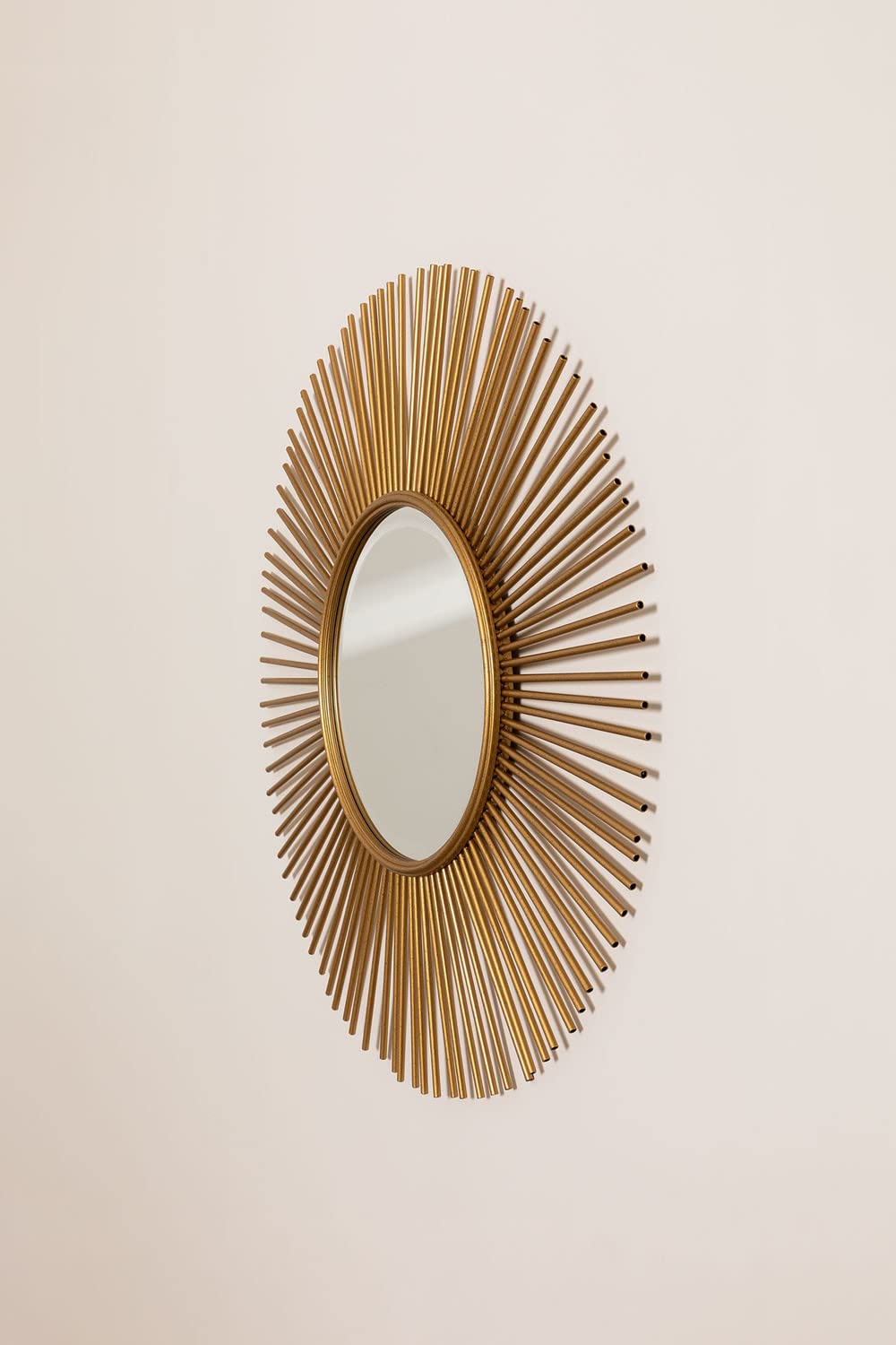 Sklum Circe specchio parete rotondo oro Ø80 cm