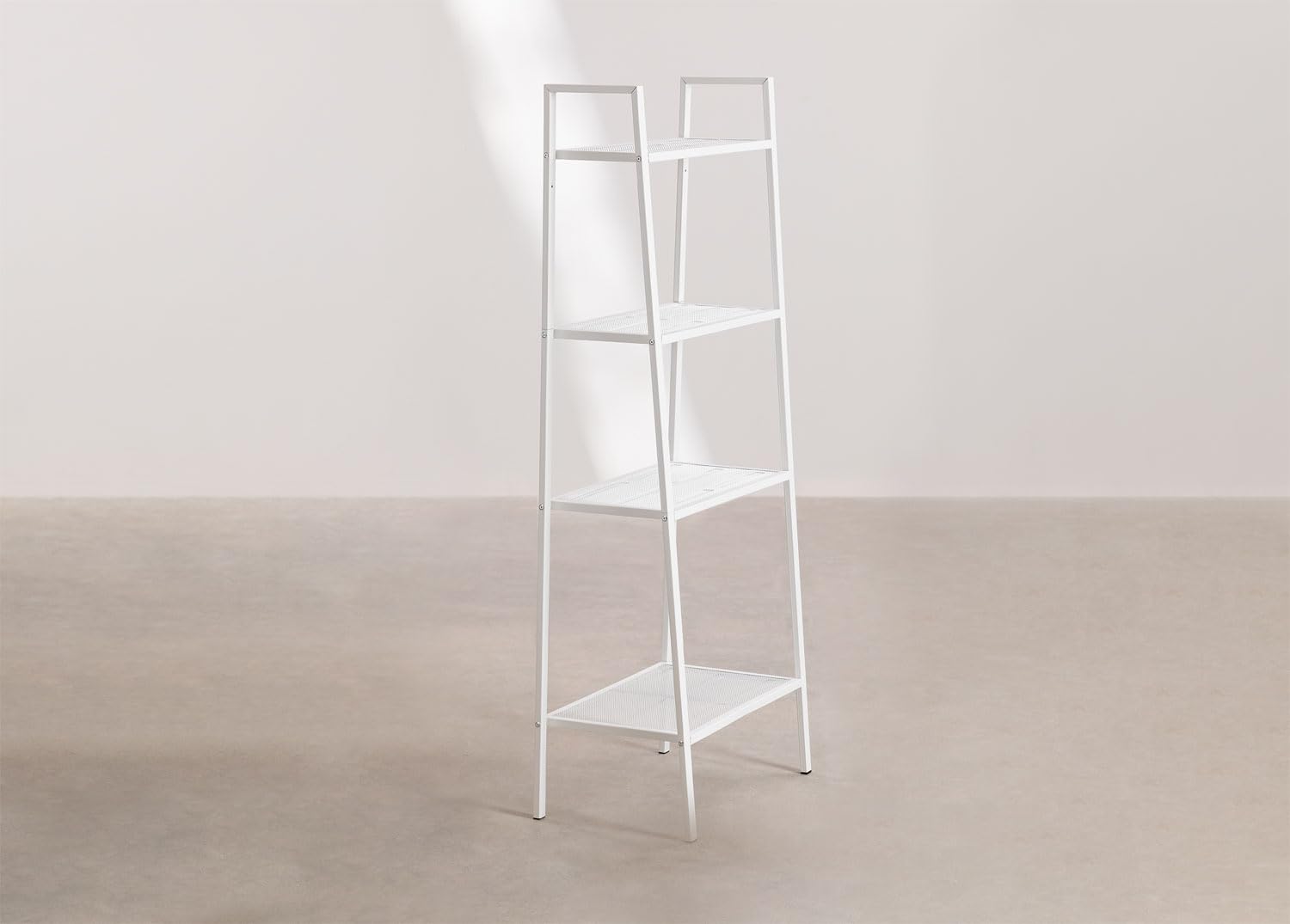 Sklum Arkan scaffale bianco in acciaio 4 ripiani