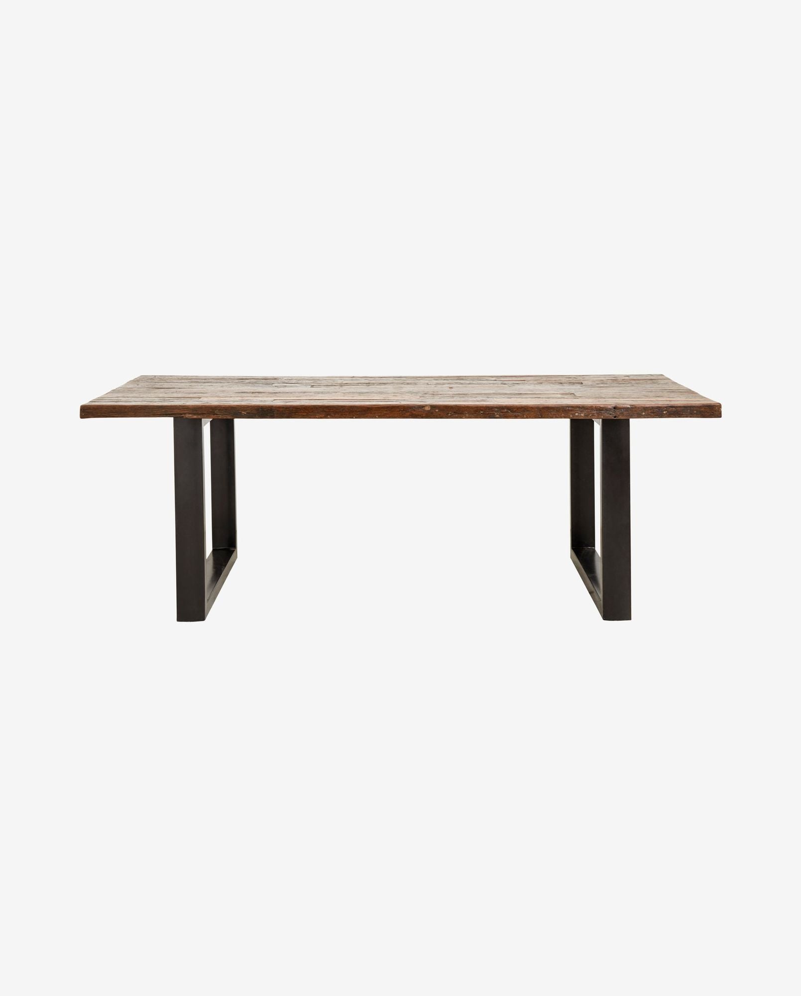 Bambua Vintage tavolo ferro piano legno grezzo