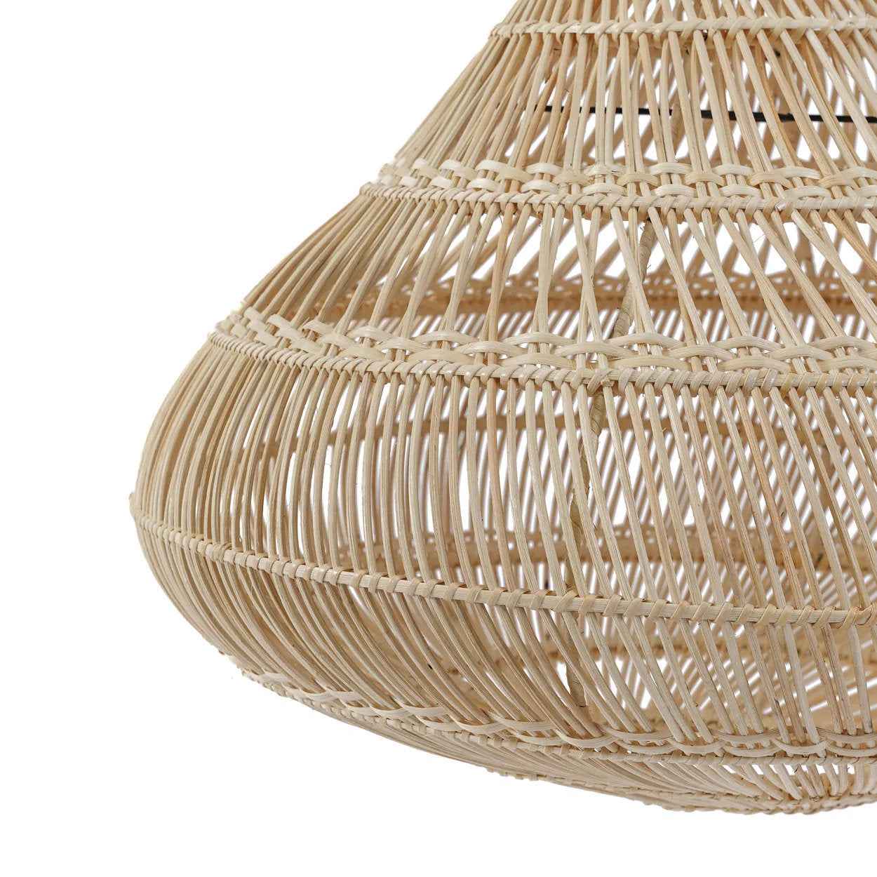 Bambua The Drop Pendant Natural L lampadario rattan