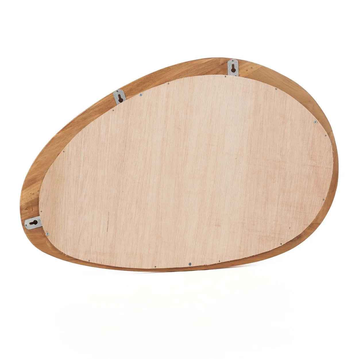 Bambua Organic Specchio da Parete in Teak M Naturale