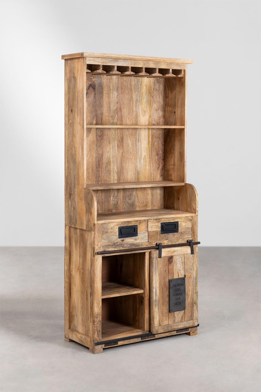 Sklum Uain Style armadio 2 cassetti legno mango