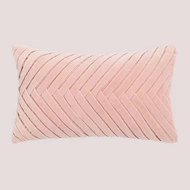 Sklum Disot cuscino in velluto 35x50 cm arancione spiga