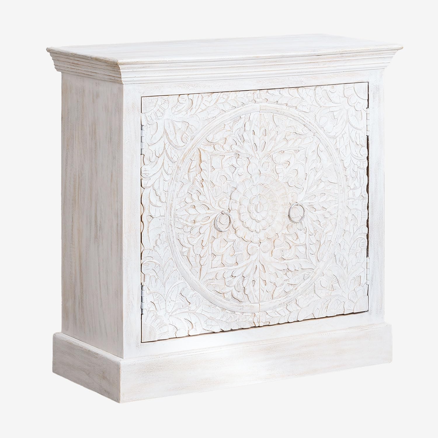 Sklum Rosan Credenza Legno Bianco Vintage 91 cm