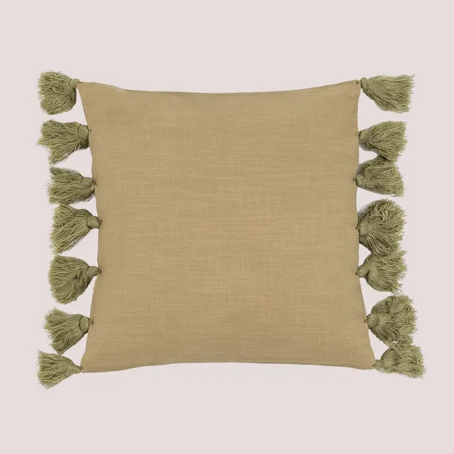 Sklum Tuis Cuscino Quadrato Cotone Verde 40x40