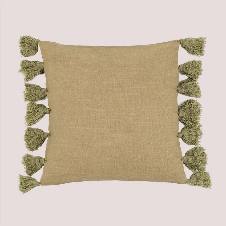 Sklum Tuis Cuscino Quadrato Cotone Verde 40x40