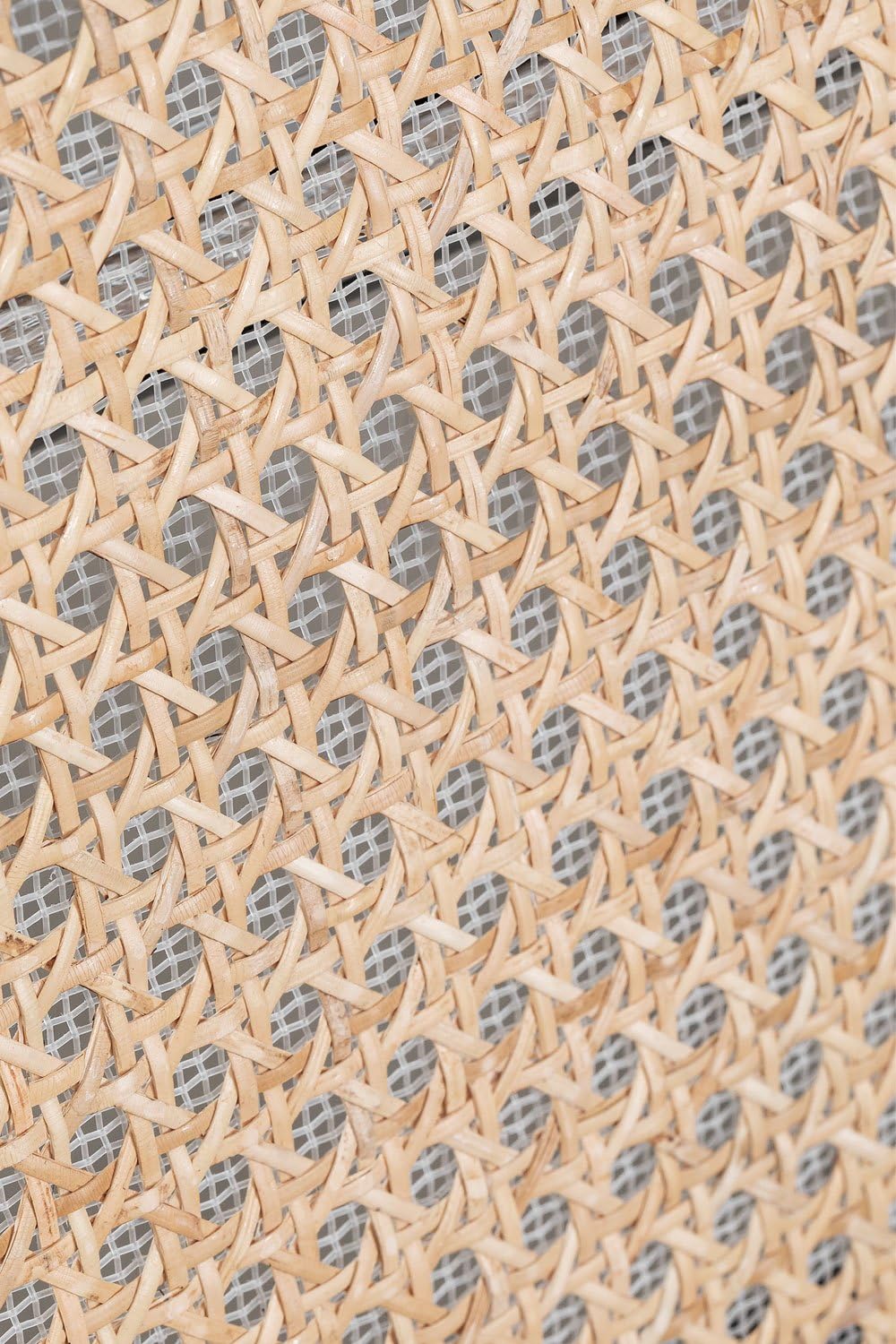 Sklum Tento Nera sedia scrivania rattan naturale