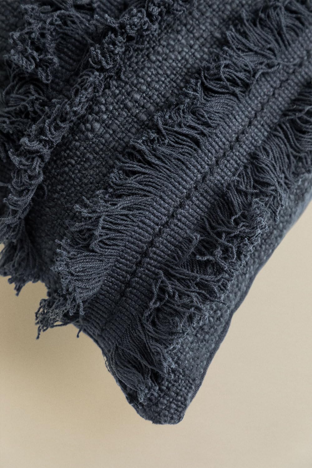 Sklum Crato cuscino quadrato 45x45 cotone con frange