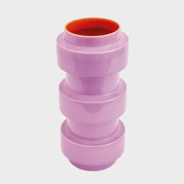 Acapulco Design Los Floreros Trumpet vaso ceramica lilla