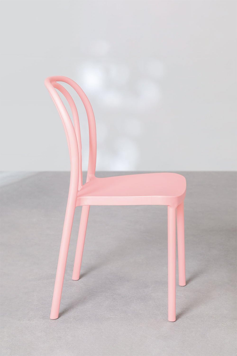 Sklum Mizzi sedia da giardino impilabile rosa polipropilene