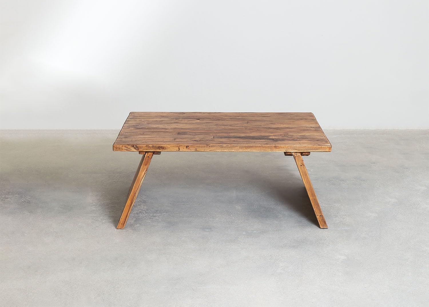 Sklum Caffie Tavolino Rettangolare Legno Riciclato 112 cm
