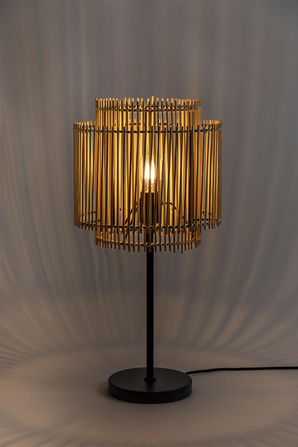 Sklum Kapua Natural Lampada da Tavolo Bambù
