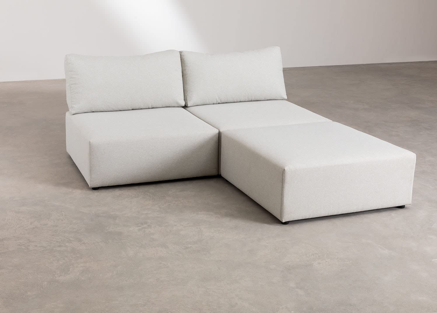 Sklum Kata divano componibile 2 pezzi con pouf