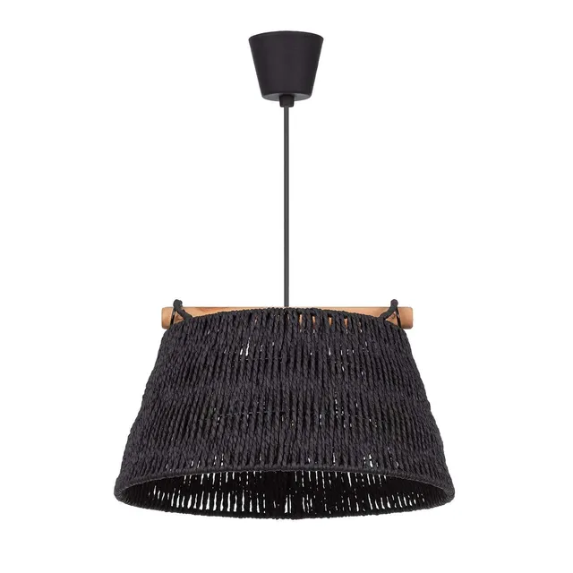 Sklum Druk lampada a soffitto carta nero Ø40 cm