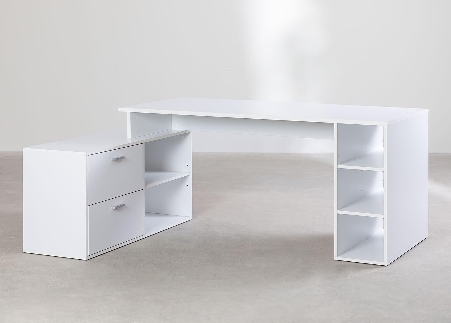 Sklum Taluk tavolo da ufficio in legno bianco