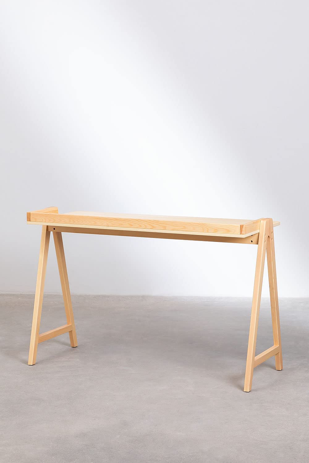 Sklum Kailo Style scrivania legno 123,5 cm gambe cavalletto