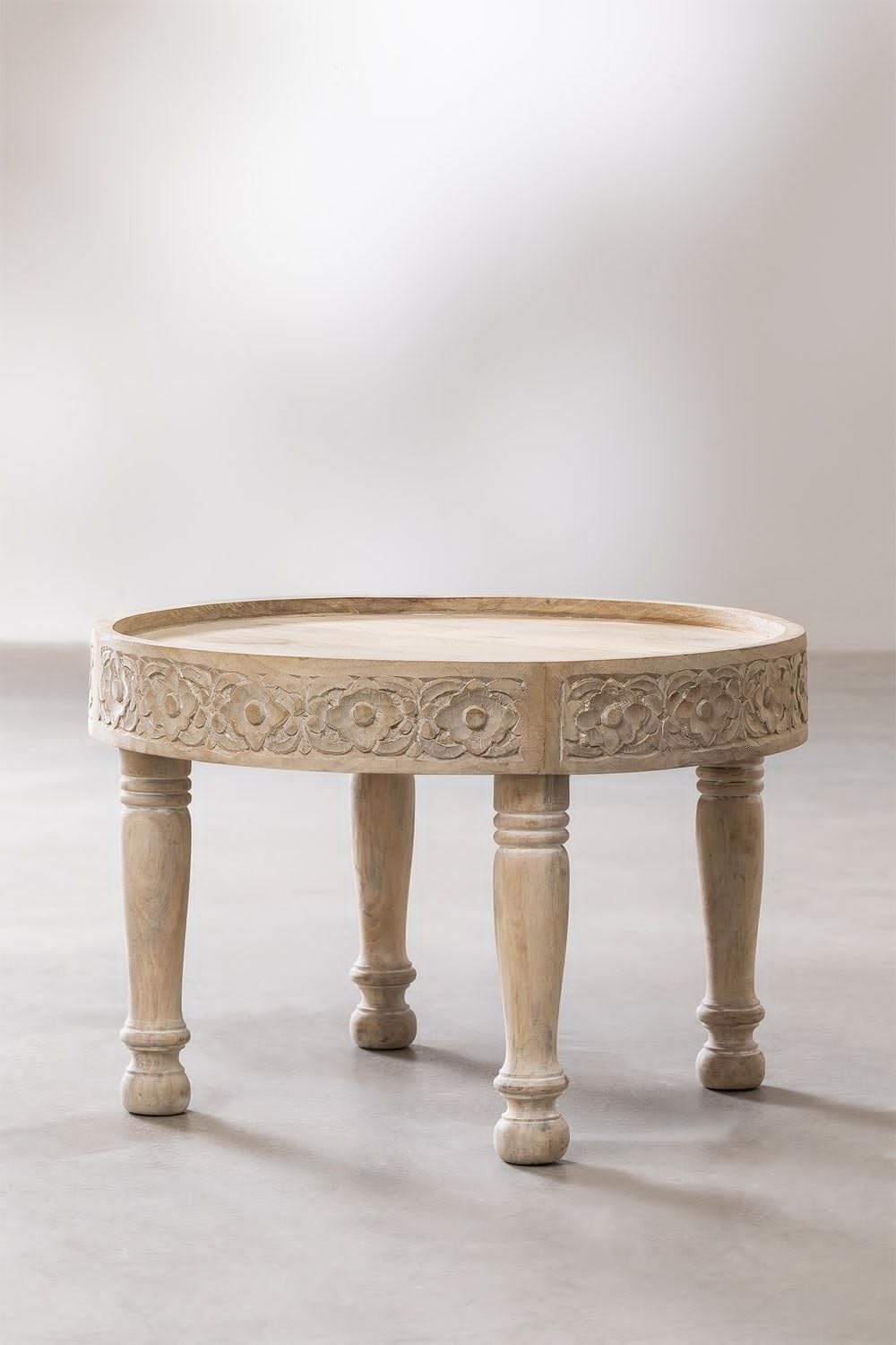 Sklum Jaryel tavolino rotondo legno mango 59,5 cm
