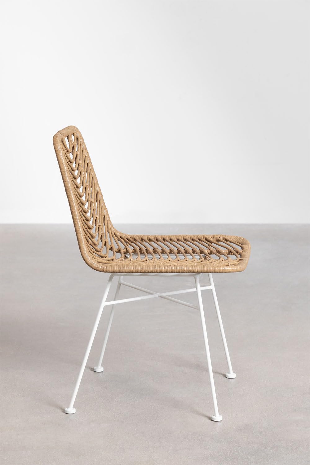 Sklum Gouda Sedia da Giardino Natural in Rattan Sintetico