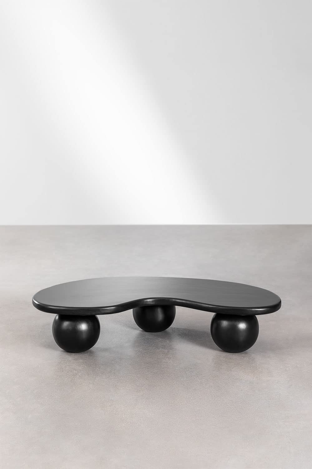 Sklum Cureyma Nero Liscio tavolino salotto legno mango 140 cm