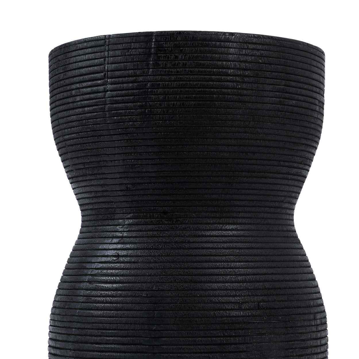 Bambua Kotoran sgabello in legno suar nero