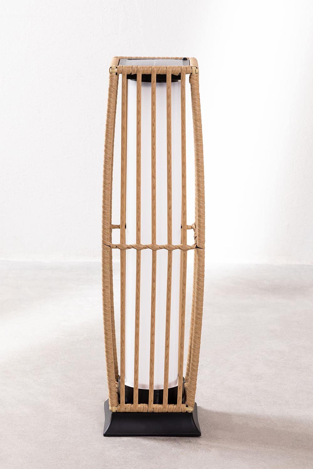 Sklum Arlla lampada da terra solare 68 cm rattan