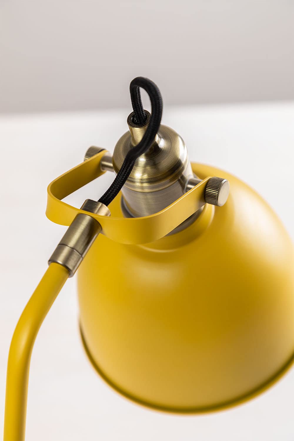 Sklum Louise Lampada da Tavolo Marmo Giallo Curry