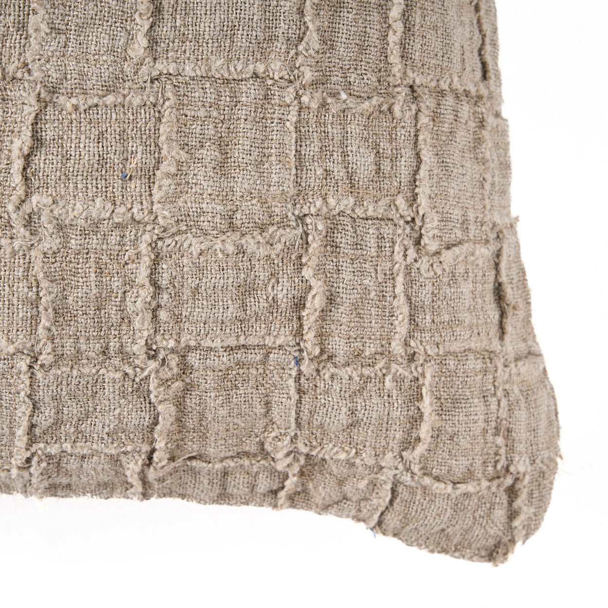 Bambua Linen Damier federa in lino naturale