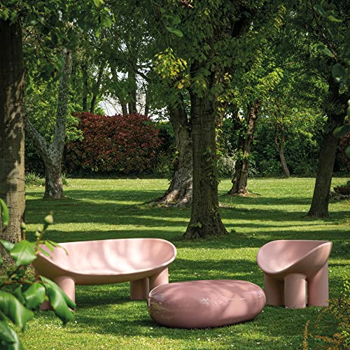 Driade Roly Poly poltrona rosa carne da esterno