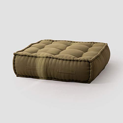 Sklum Yebel Verde Salvia pouf divano modulare cotone