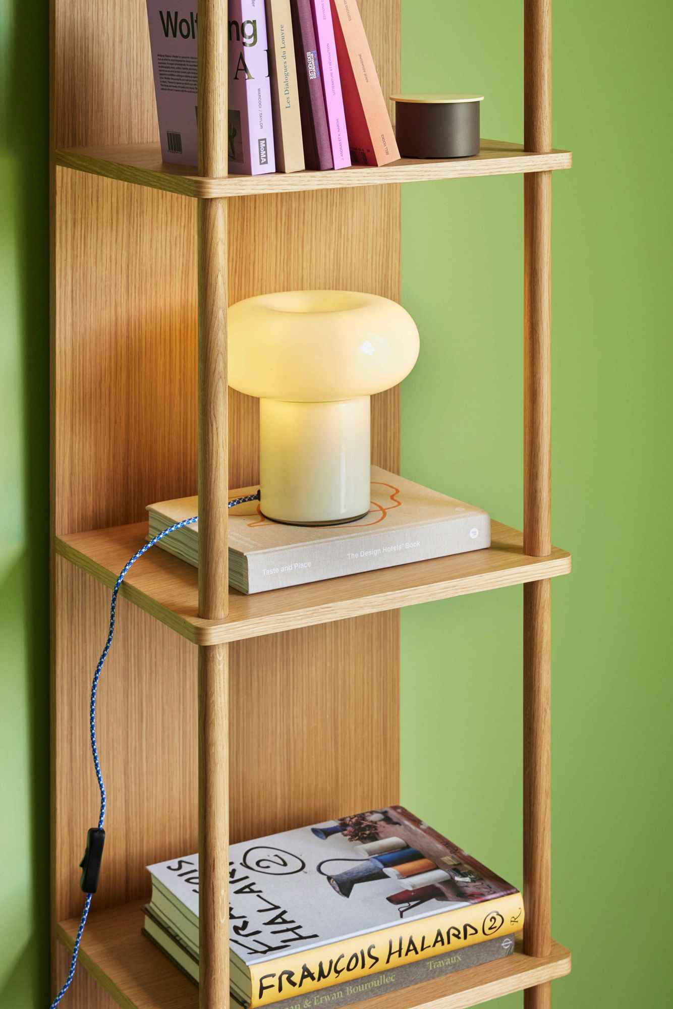 Bambua Hues lampada da tavolo verde chiaro vetro