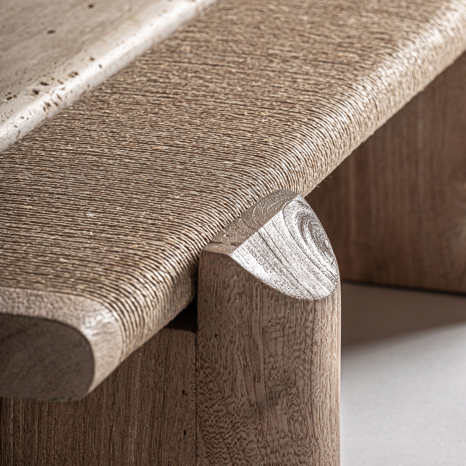 Bambua Jacquard tavolino legno mango grande