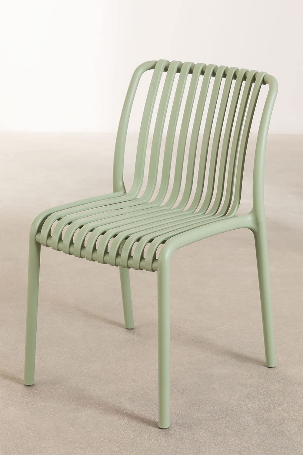 Sklum Wendell sedia da giardino celadon impilabile