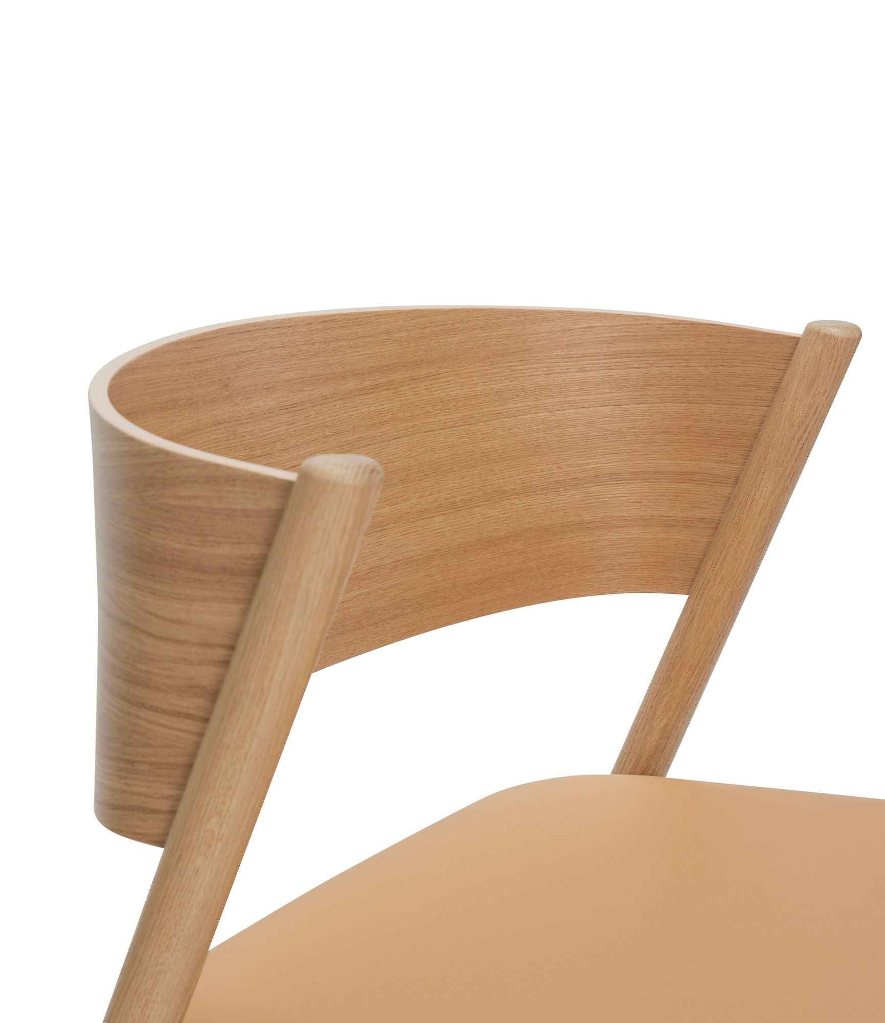 Bambua Oblique poltrona lounge naturale in pelle