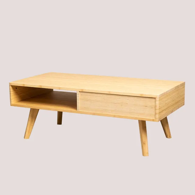Sklum Gian Natural tavolino in bambù 120 cm