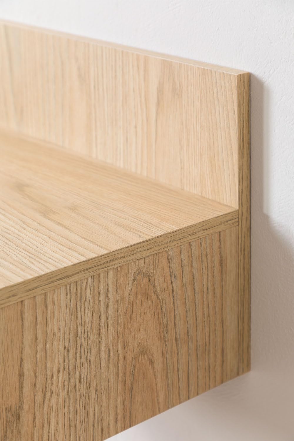 Sklum Caneto comodino sospeso con cassetto rovere 43 cm