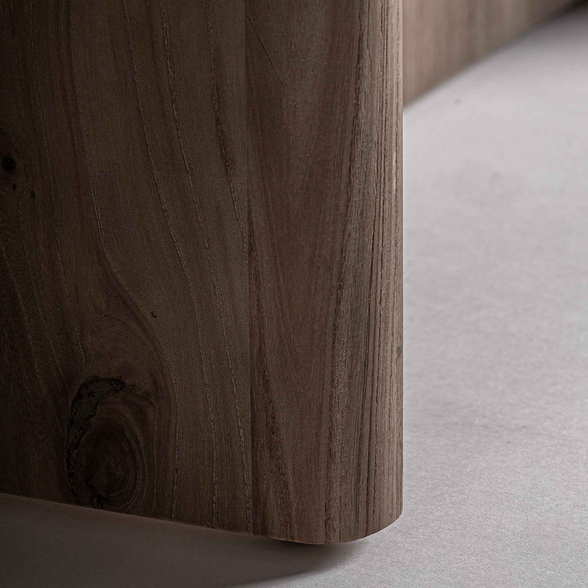 Bambua Jacquard panca da letto legno beige