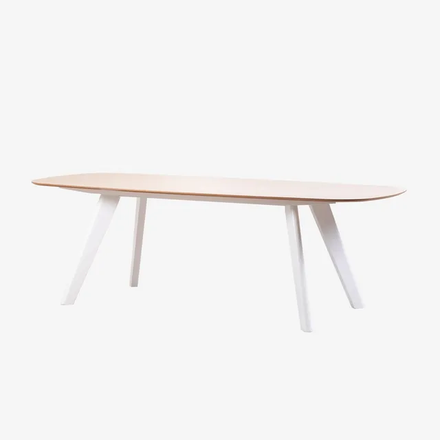 Sklum Onar Tavolo da Pranzo Rettangolare Bianco 240x100 cm