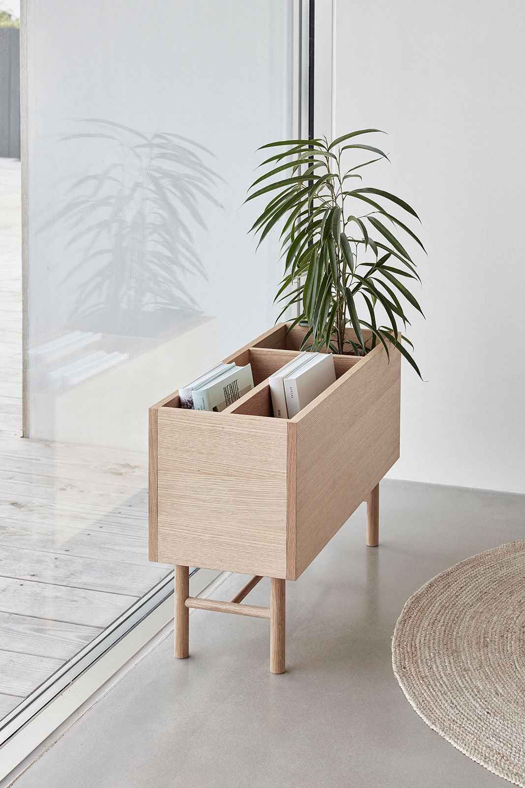 Bambua Ground fioriera rovere naturale