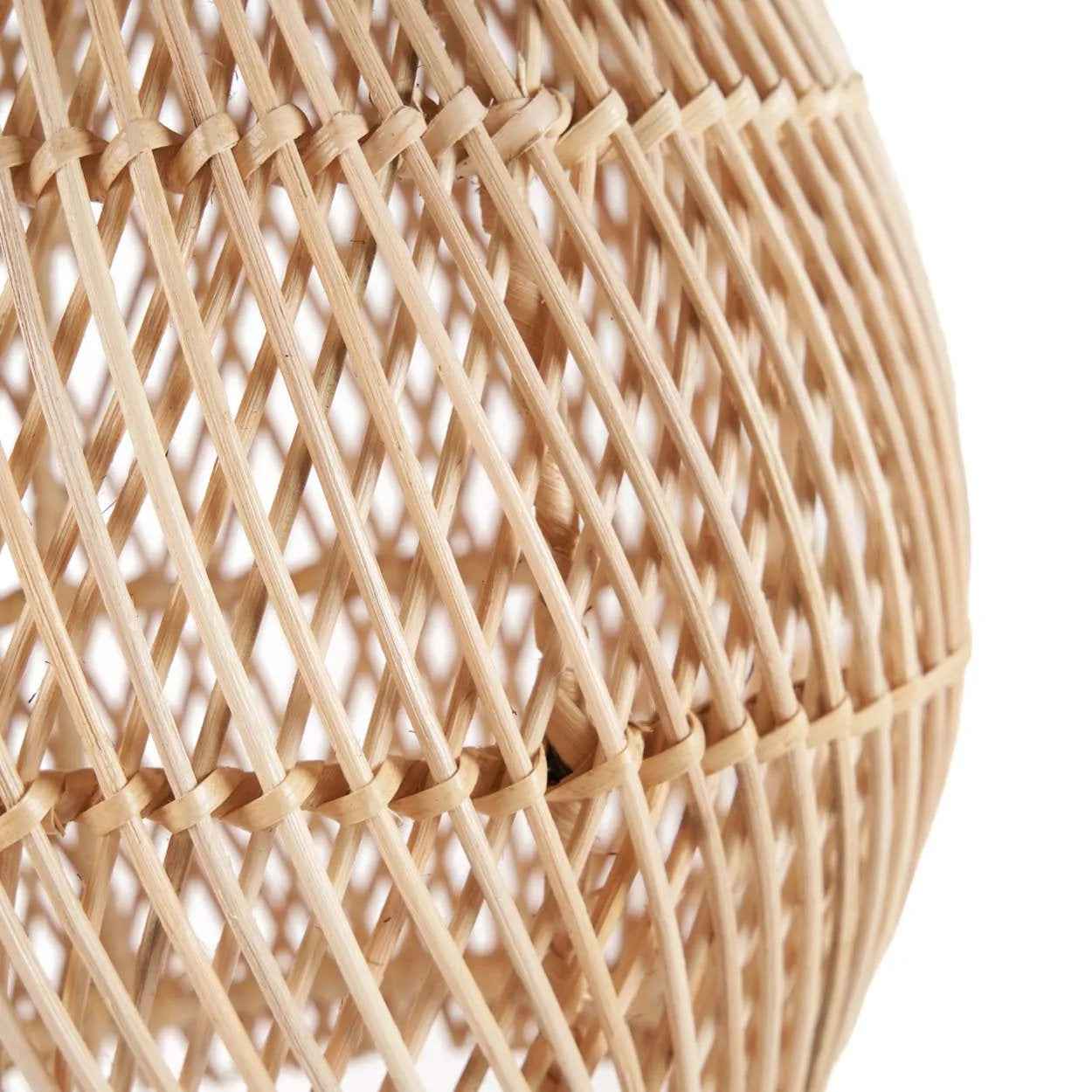 Bambua Piccolo Pendant S lampada a sospensione rattan naturale